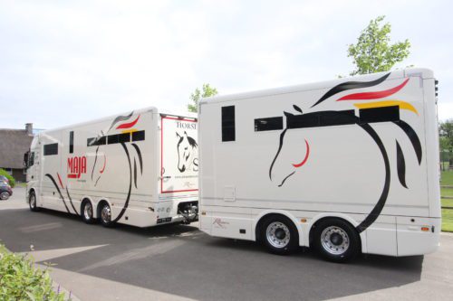 Truck and trailer for Alexander Schill